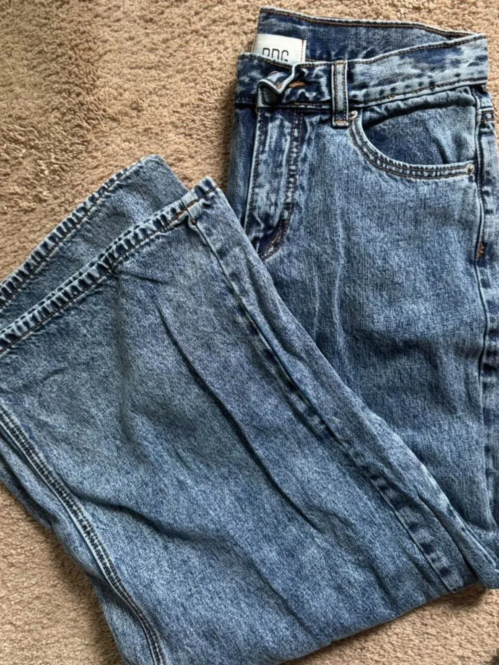 BDG Women's Blue and Navy Jeans